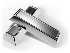 Silver ingots